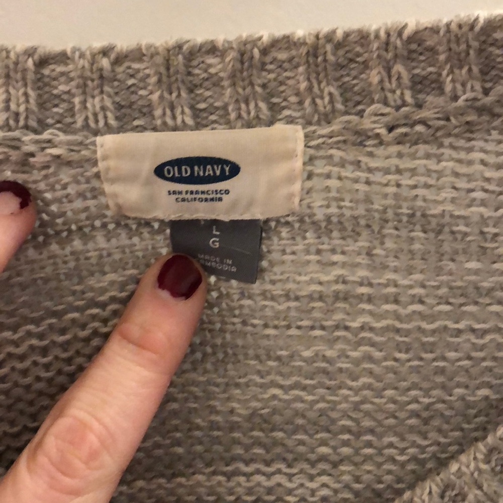 Old Navy cable knit sweater